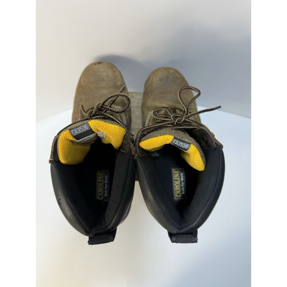 Carolina Waterproof Non Metallic Toe Work Boots CA3536 Men's Brown Size 9 D - Picture 7 of 13